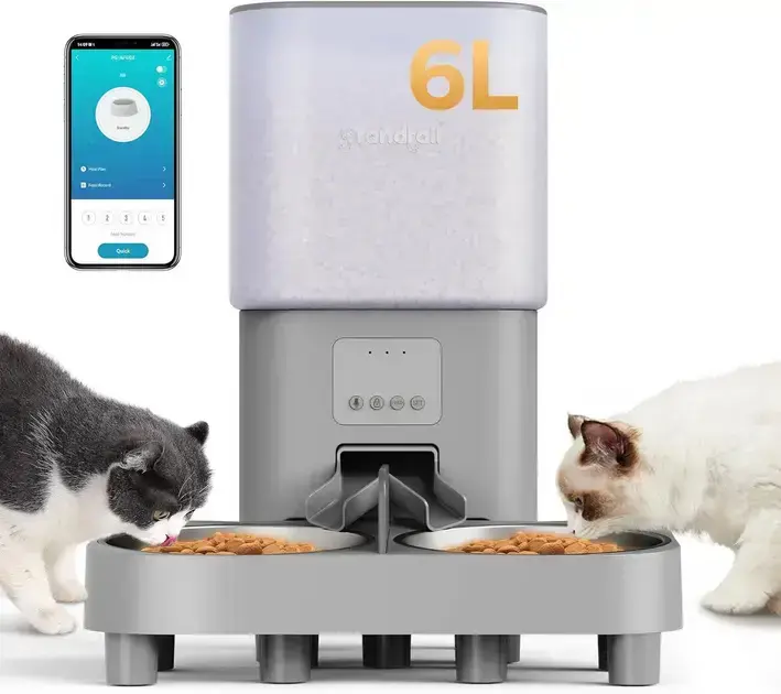Alimentador automático para gatos