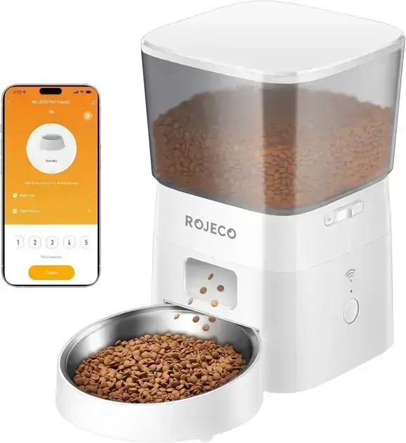ROJECO Alimentador Automático para Gatos